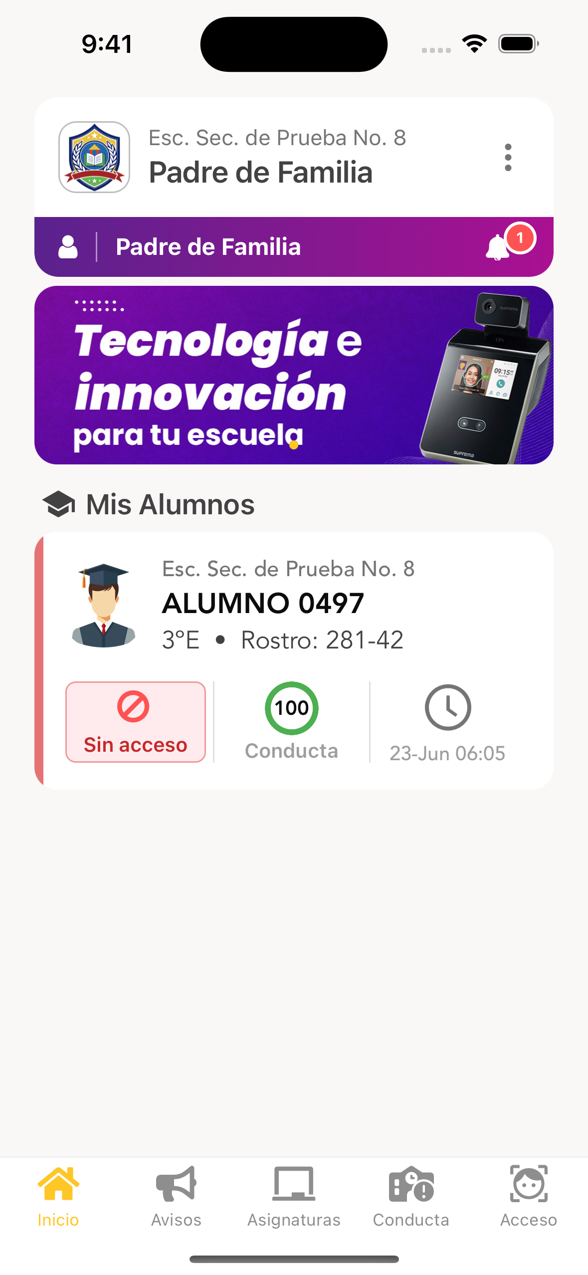 App Padre de Familia Grovix